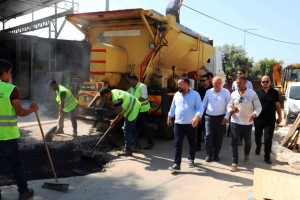 Başkan Turan Onarım Çalışmalarını Sahada İnceledi